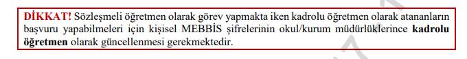 MEB DİKKAT! diyerek uyardı! Kadrolu öğretmenlerin mazeret atamasında bilinmeyen ayrıntılar! 4